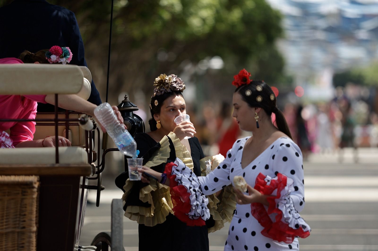 Ambiente en el Real en el último día de feria