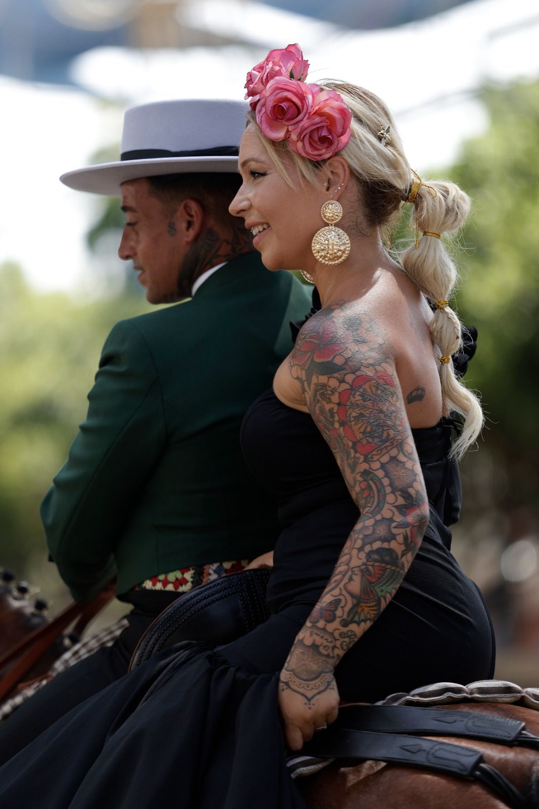 Ambiente en el Real en el último día de feria