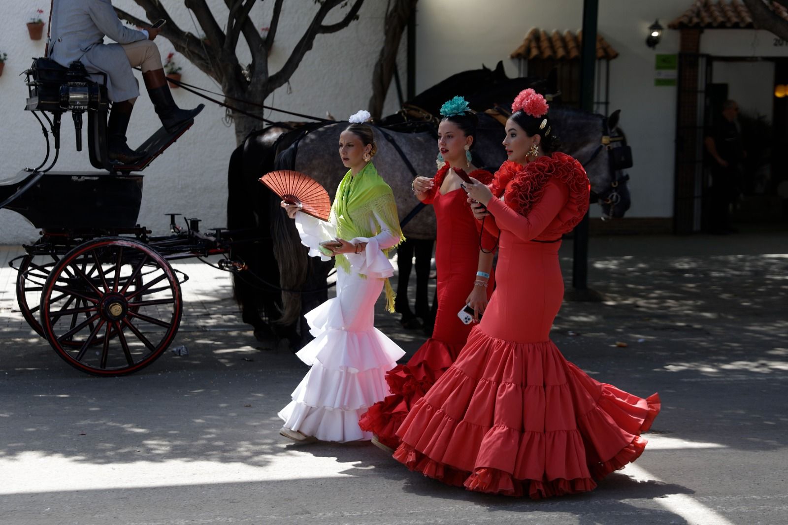 Ambiente en el Real en el último día de feria