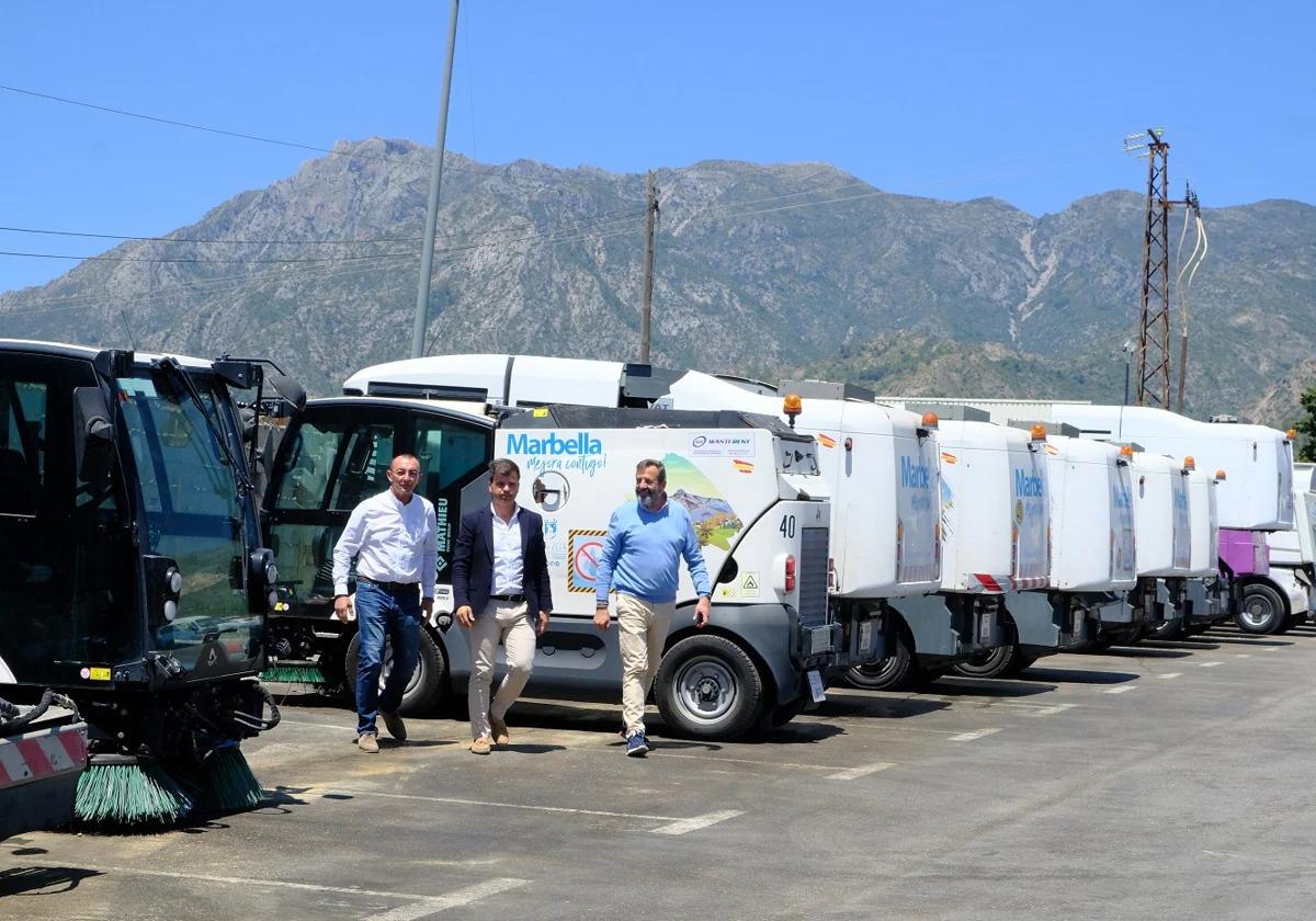 El Ayuntamiento de Marbella compra nueve vehículos para recoger muebles y cinco camiones para limpieza