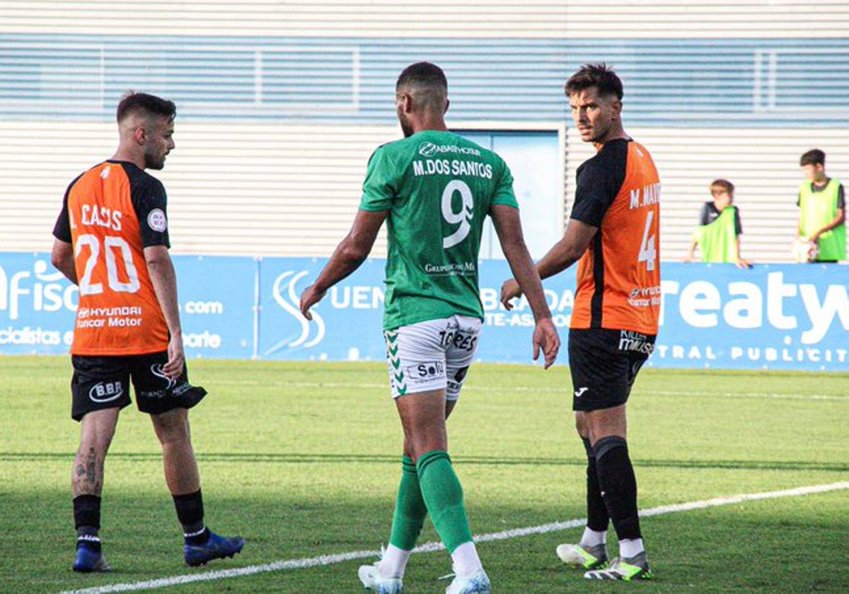 Marcelo, que reapareció, en el duelo de este domingo en Fuenlabrada.