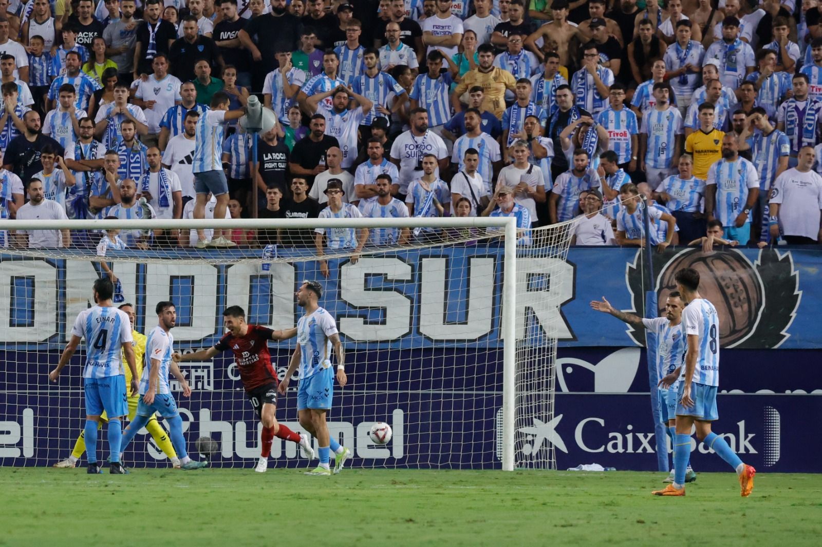 El Málaga - Mirandés, en imágenes