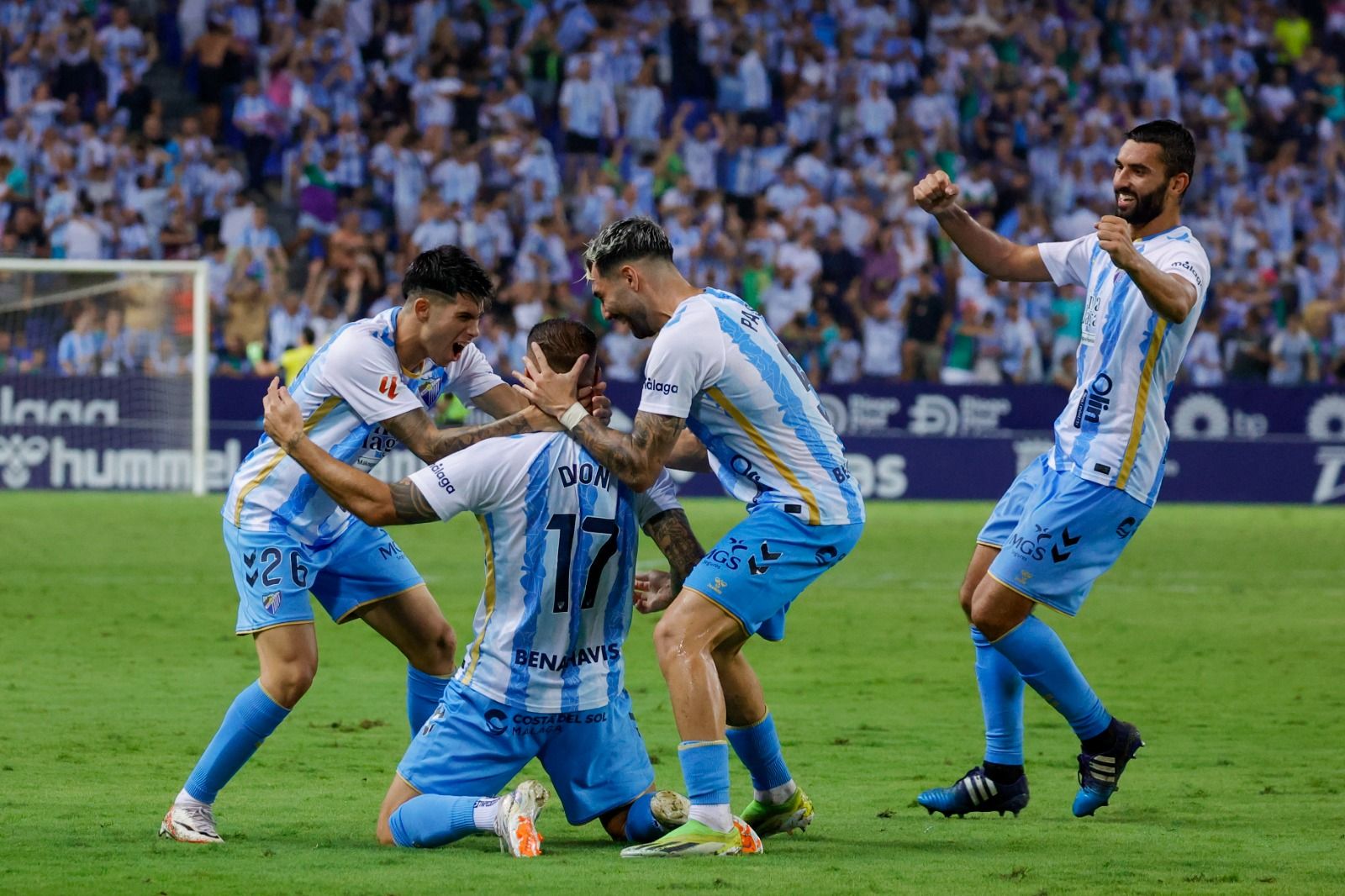 El Málaga - Mirandés, en imágenes