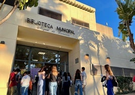 Vista de la biblioteca Miguel de Cervantes.