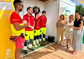 Visita al Centro de Coordinación de Playas de Fuengirola.