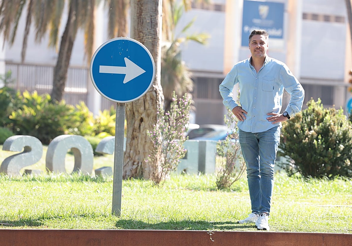 Pablo García, en una imagen reciente en Málaga.