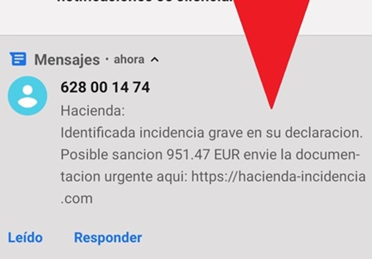 Alertan de una nueva ola de falsos SMS de Hacienda: cómo no caer en la trampa