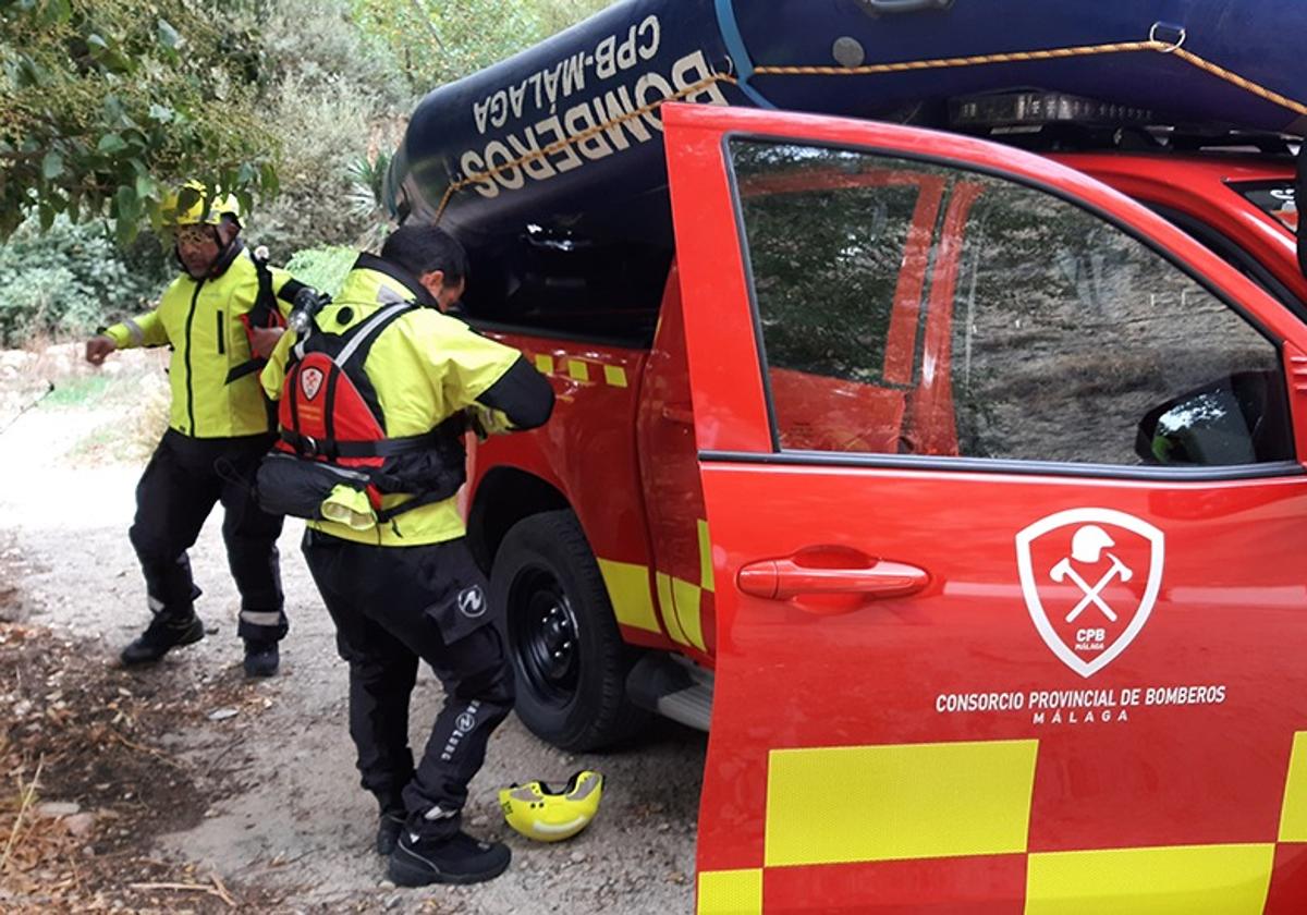 Rescatan el cuerpo sin vida de un hombre de 82 años en un bancal de Frigiliana