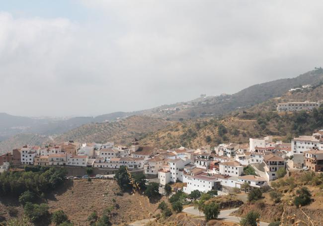 Vista panorámica de Moclinejo, que celebra este domingo su tradicinal Fiesta de Viñeros