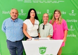 Acto de presentación de la iniciativa cultural en el Ayuntamiento de Vélez-Málaga.