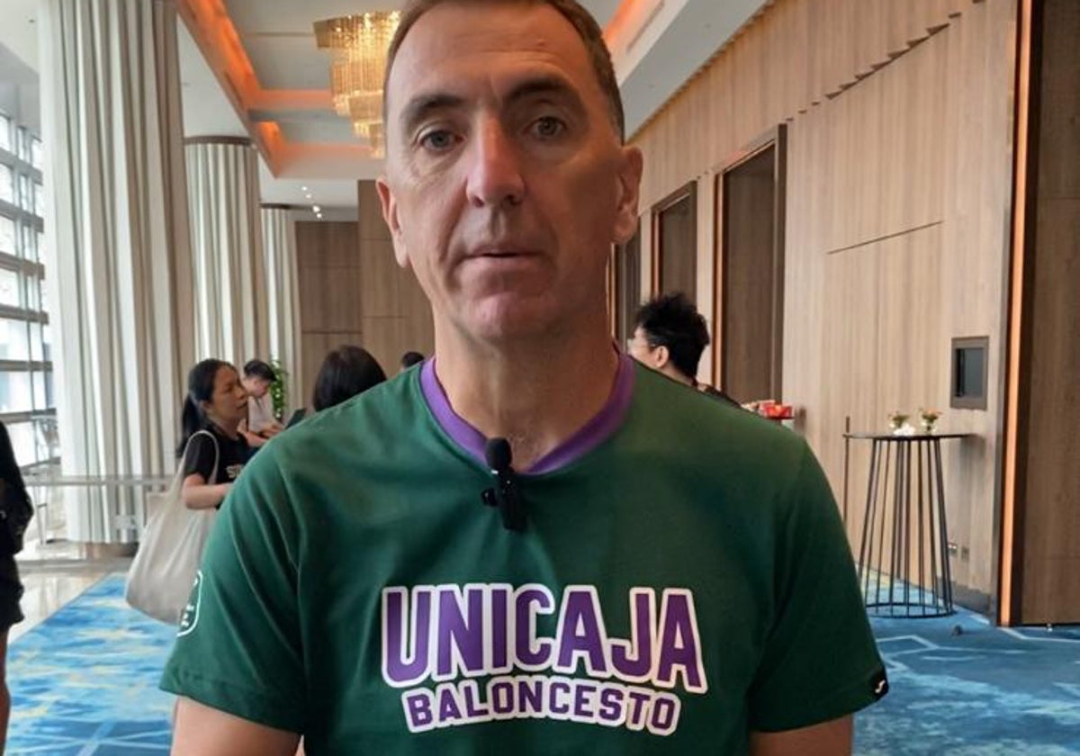 El fisioterapeuta del Unicaja, Mario Bárbara.