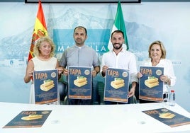 Presentación de la Ruta de la Tapa solidaria en Marbella de Cáritas Divina Pastora.