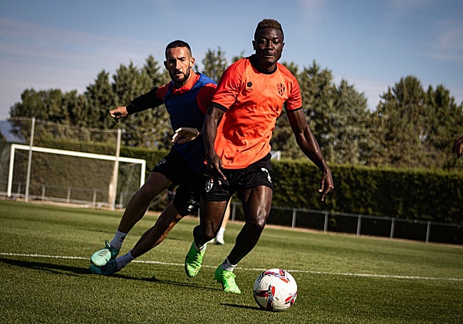 Soko, en un entrenamiento.