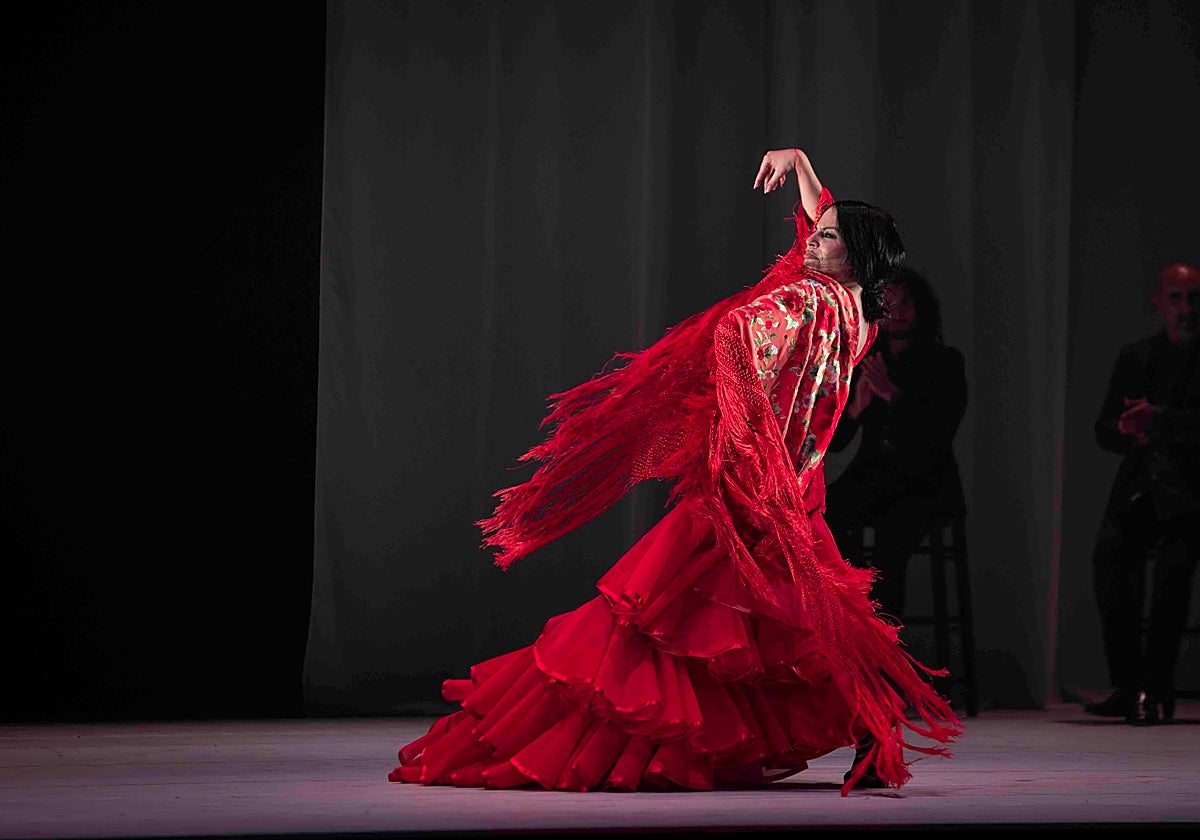 La artista cordobesa, sobre el escenario, en una imagen de archivo.