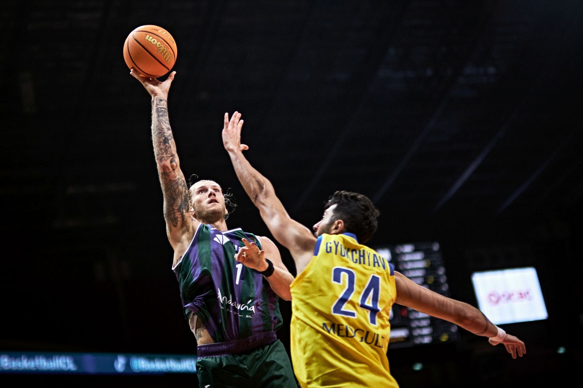 El partido Al Riyadi- Unicaja de la Intercontinental, en imágenes