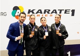 El Olympic de Marbella se cuelga el bronce en la Karate 1 Series A