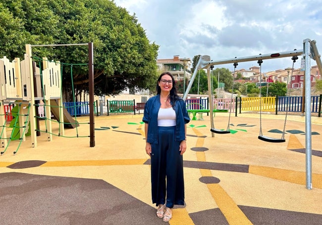 La edil de Medio Ambiente, Rocío Ruiz, en las nuevas instalaciones.