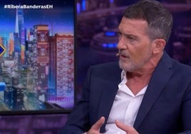 Antonio Banderas, en 'El Hormiguero', este jueves.