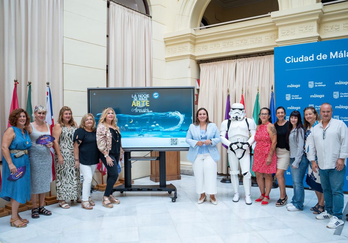 Presentación de 'La noche se hace arte' de Churriana 2024.