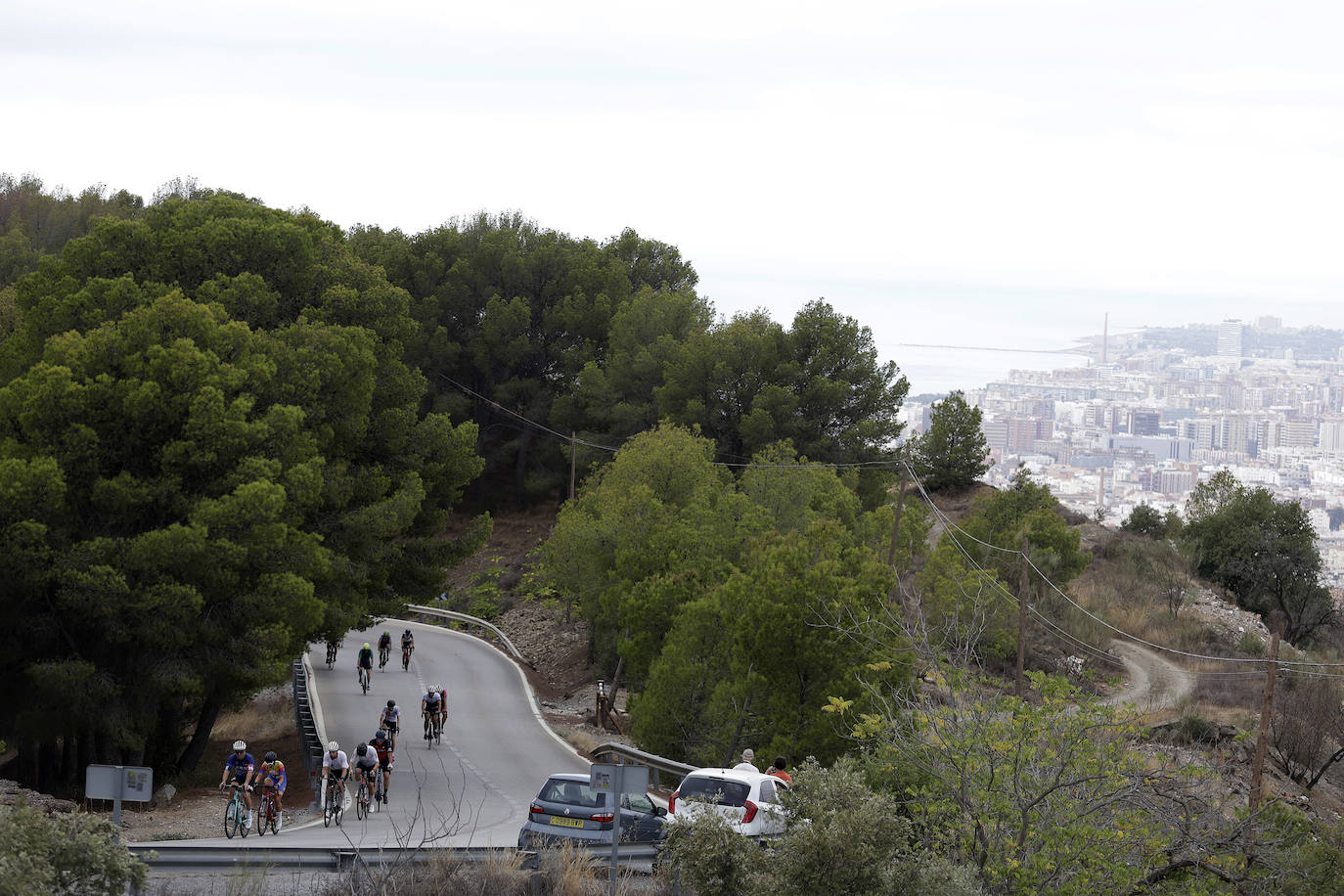 Casi 500 ciclistas participan en la Subida a la Fuente de la Reina