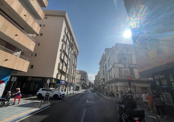 Imagen de archivo de la avenida de Andalucía de Torre del Mar, donde ocurrieron los hechos.