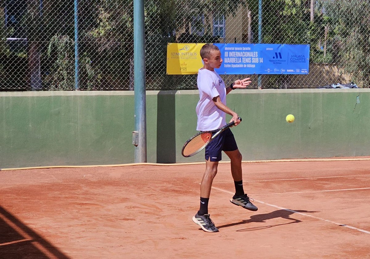 Uno de los partidos en Los Monteros Racket Club.