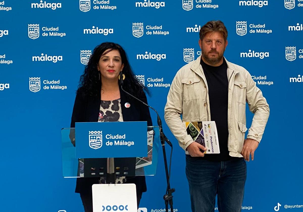 Toni Morillas y Nicolás Sguiglia, ediles de Con Málaga.