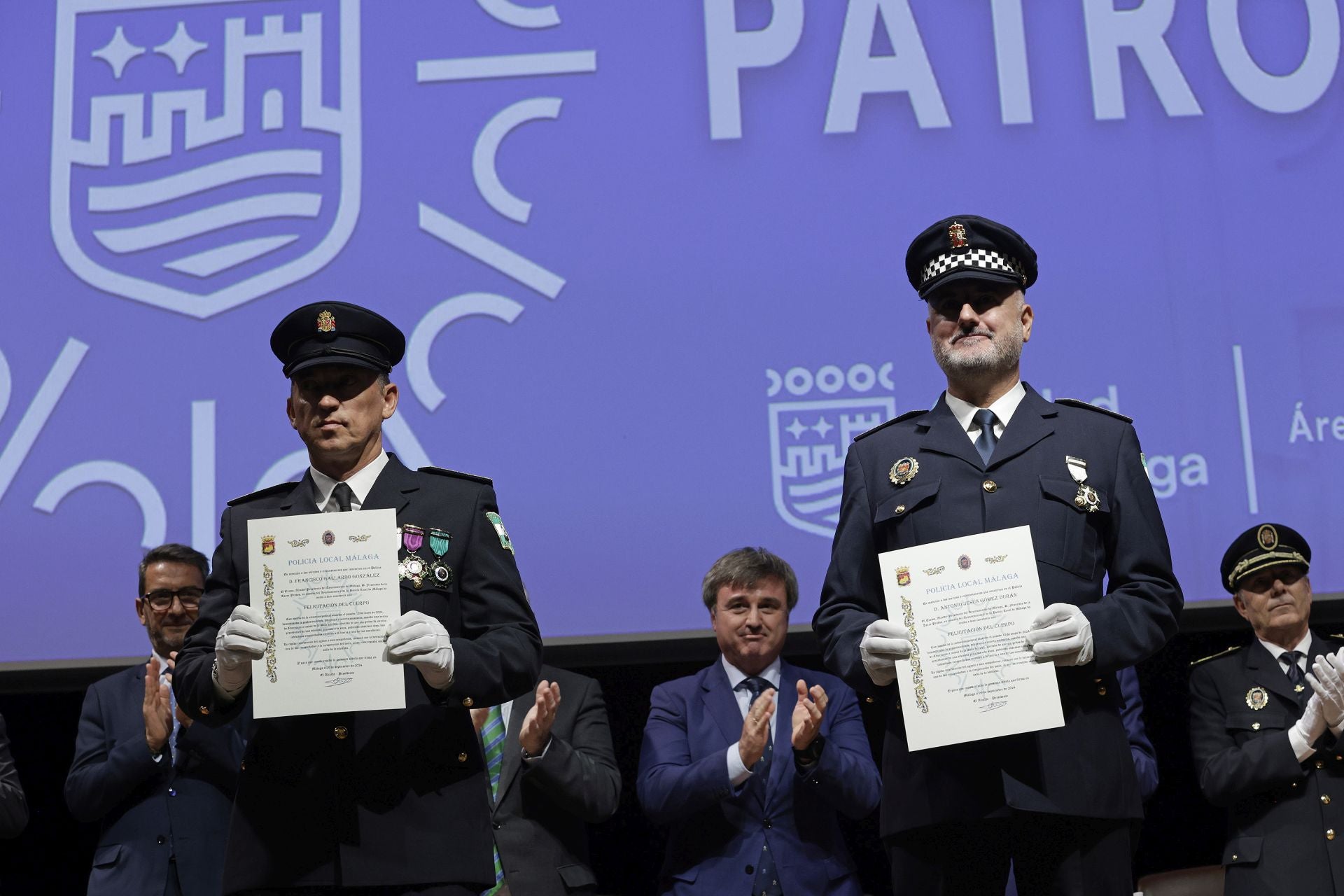 La Policía Local de Málaga celebra el día de su patrón