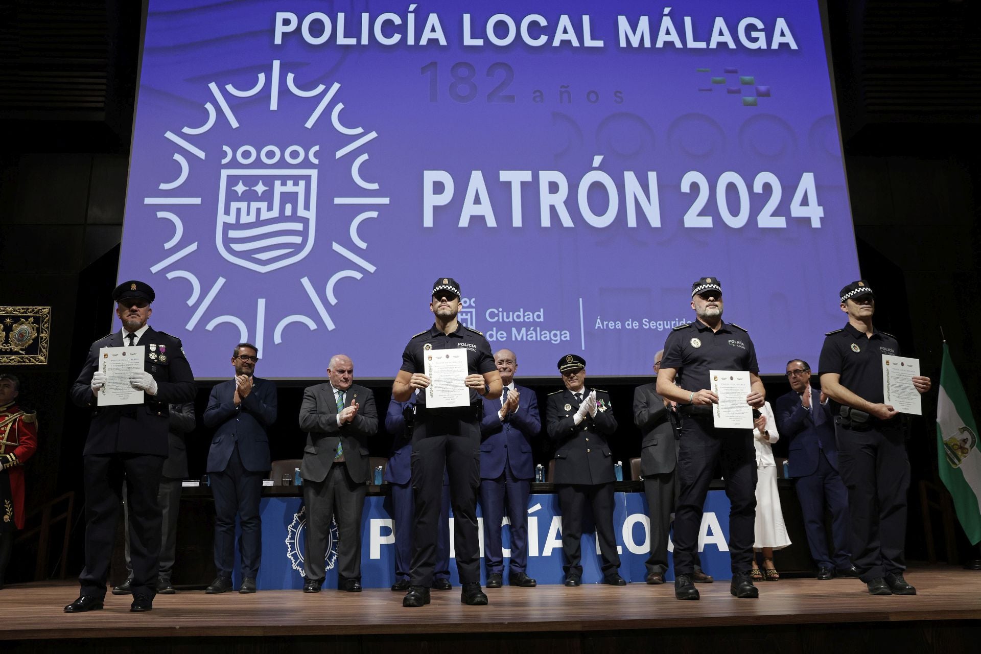 La Policía Local de Málaga celebra el día de su patrón