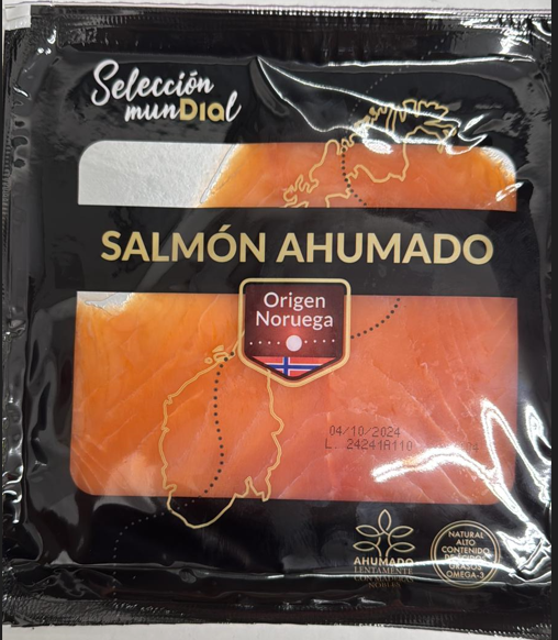 Alerta por presencia de listeria en salmón ahumado de DIA en Andalucía