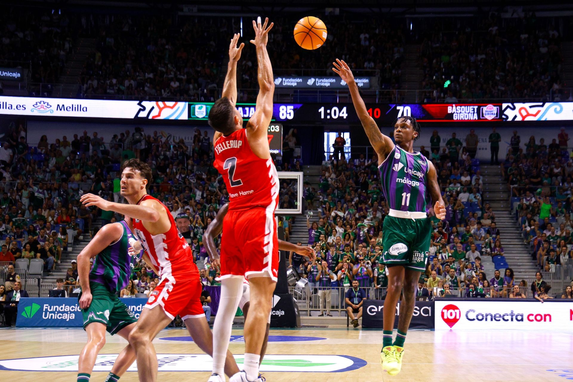 El Unicaja - Básquet Girona, en imágenes