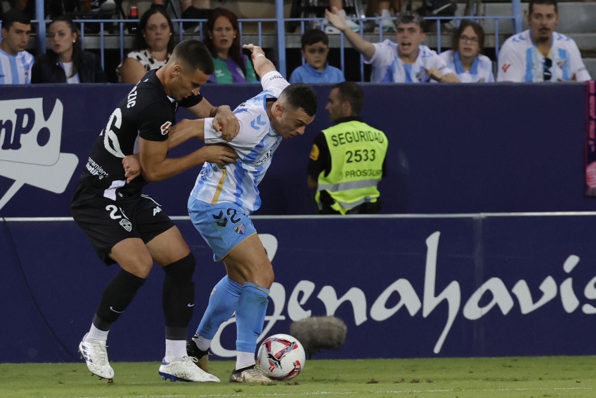 El Málaga- Elche, en imágenes