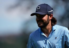Ángel Hidalgo, en una jornada del Acciona Open de España del que salió campeón.