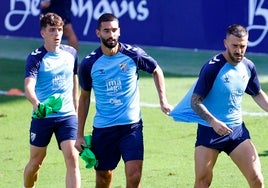 Einar Galilea, en un entrenamiento reciente.