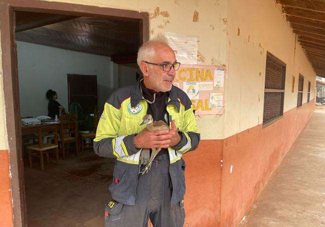 Paco Ráez lleva más de dos semanas en la zona de la Chiquitanía, en San Rafael de Velasco.