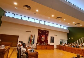 La Corporación Municipal de Torremolinos reunida en pleno.