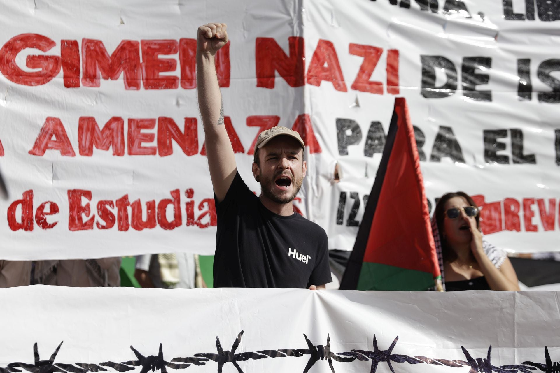 Más de mil personas salen a la calle en Málaga para pedir la paz en Palestina