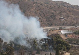 Extinguido el incendio en el paraje del Leoncillo que sobresaltó al barrio de Ciudad Jardín