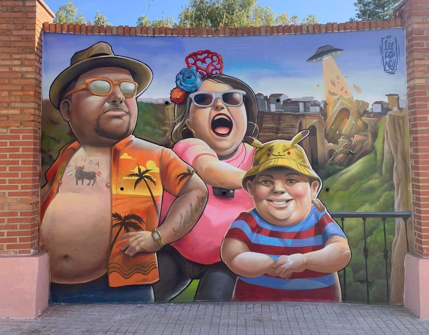 Estos son los murales que han dejado los mejores graffiteros de España en Ronda