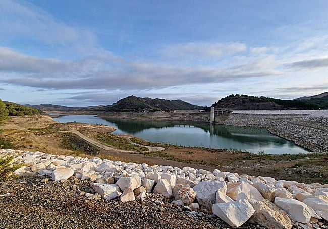 El Guadalteba, al 12% con 18,4 Hm3.