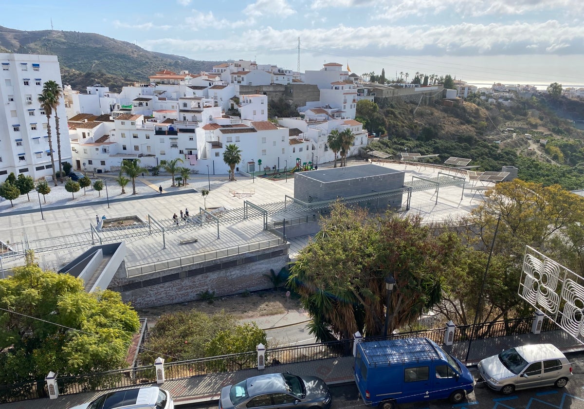 Imagen del 'parking' de La Almedina de Torrox, con 485 plazas.