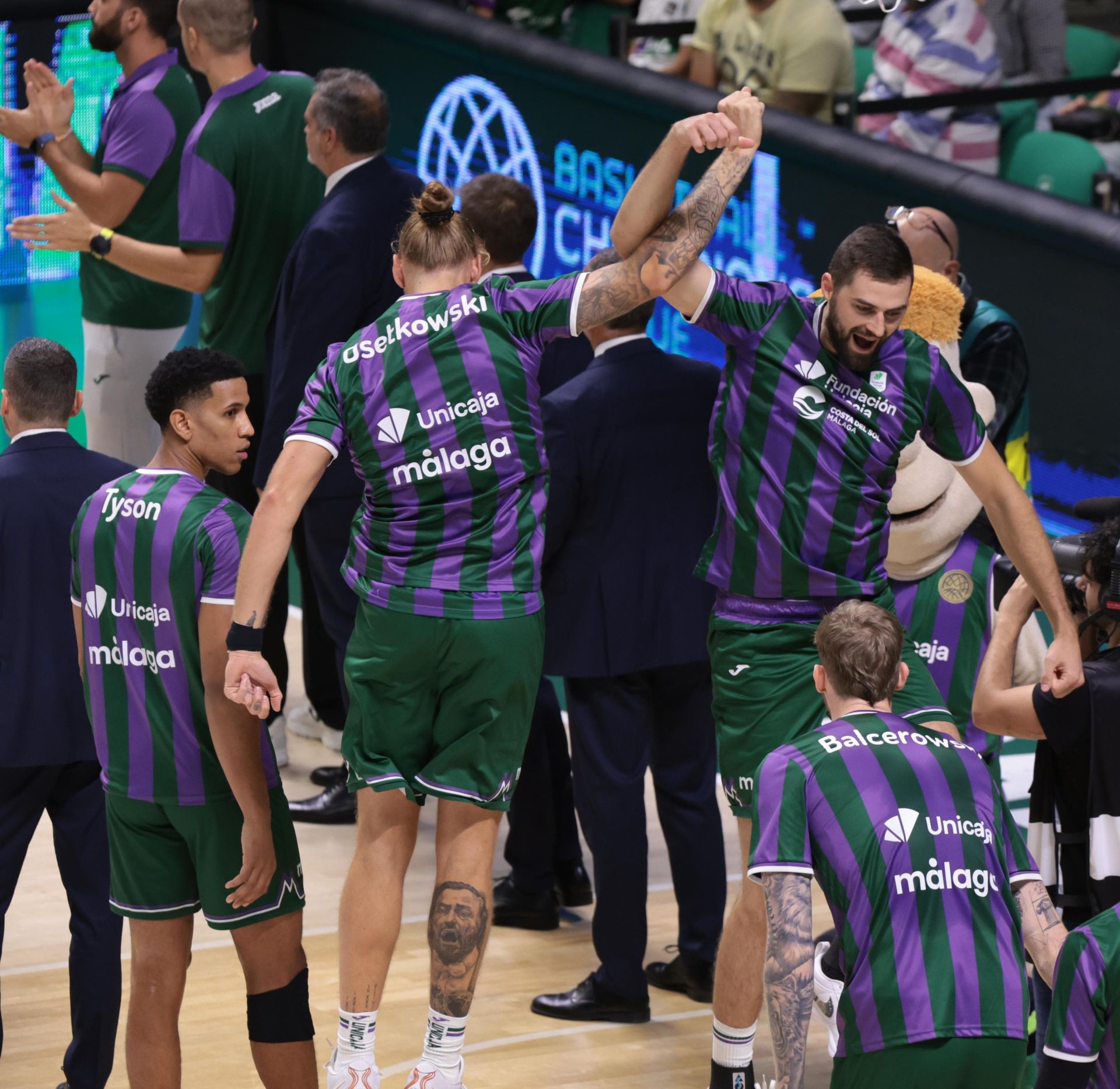 Las mejores imágenes del Unicaja-King Szczecin