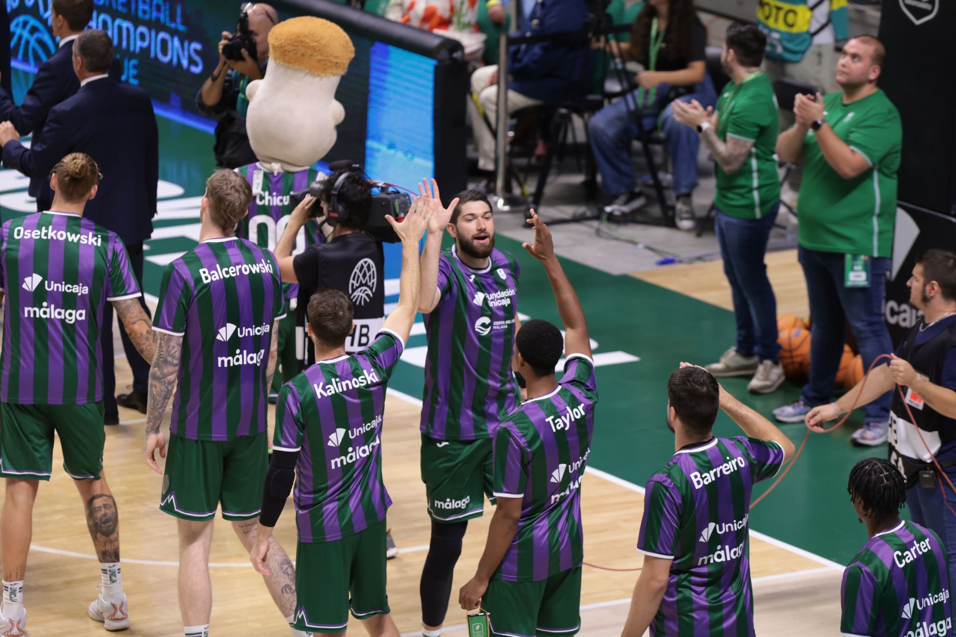 Las mejores imágenes del Unicaja-King Szczecin