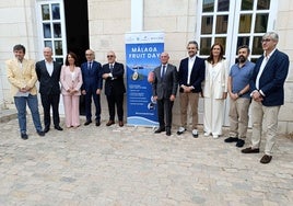 Presentación del evento 'Málaga Fruit Day', esta mañana en el puerto.