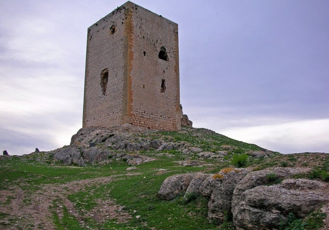 Torre del Homenaje del Castillo de la Estrella de Teba.