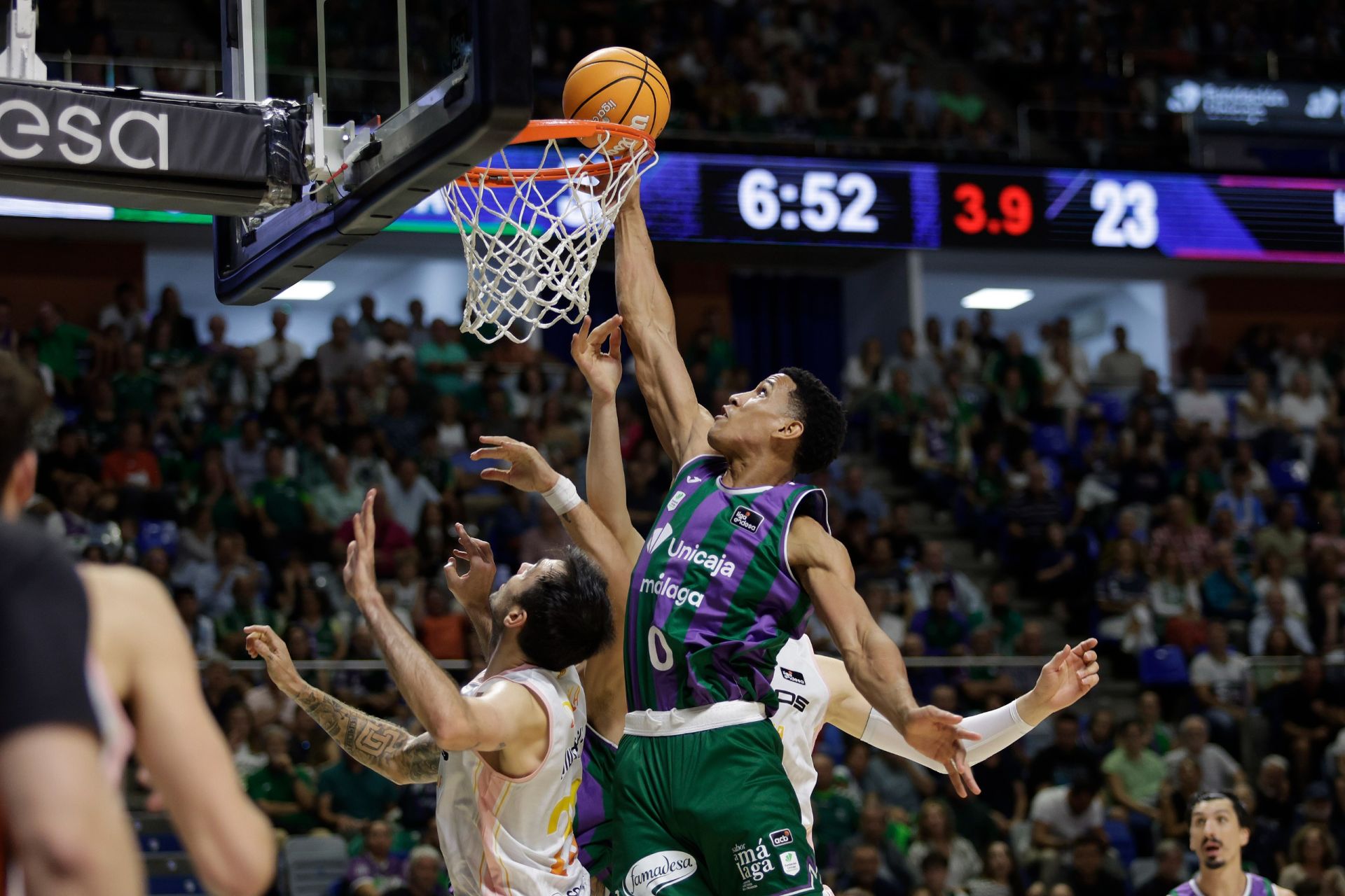 Las mejores imágenes del Unicaja-Hiopos Lleida