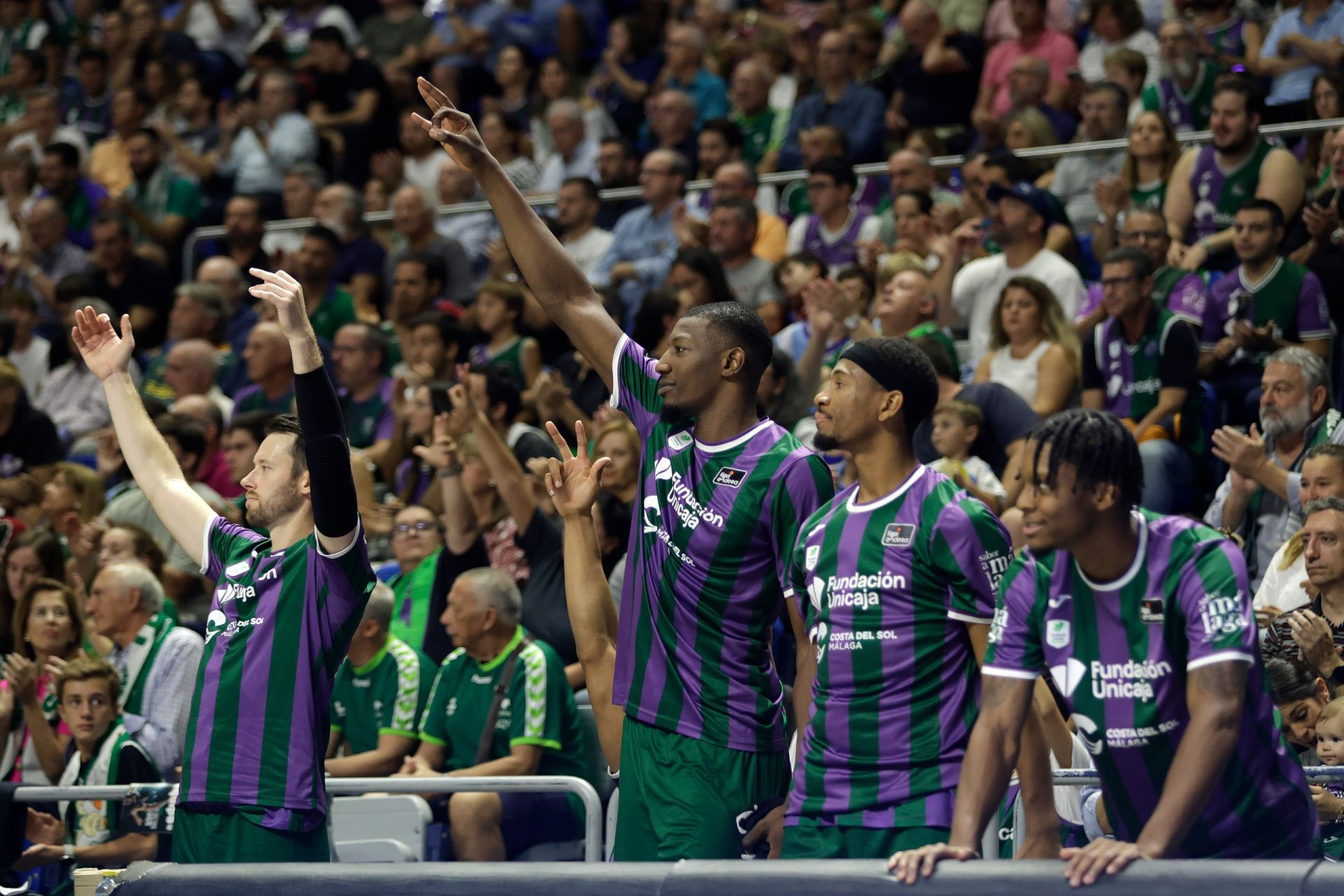 Las mejores imágenes del Unicaja-Hiopos Lleida