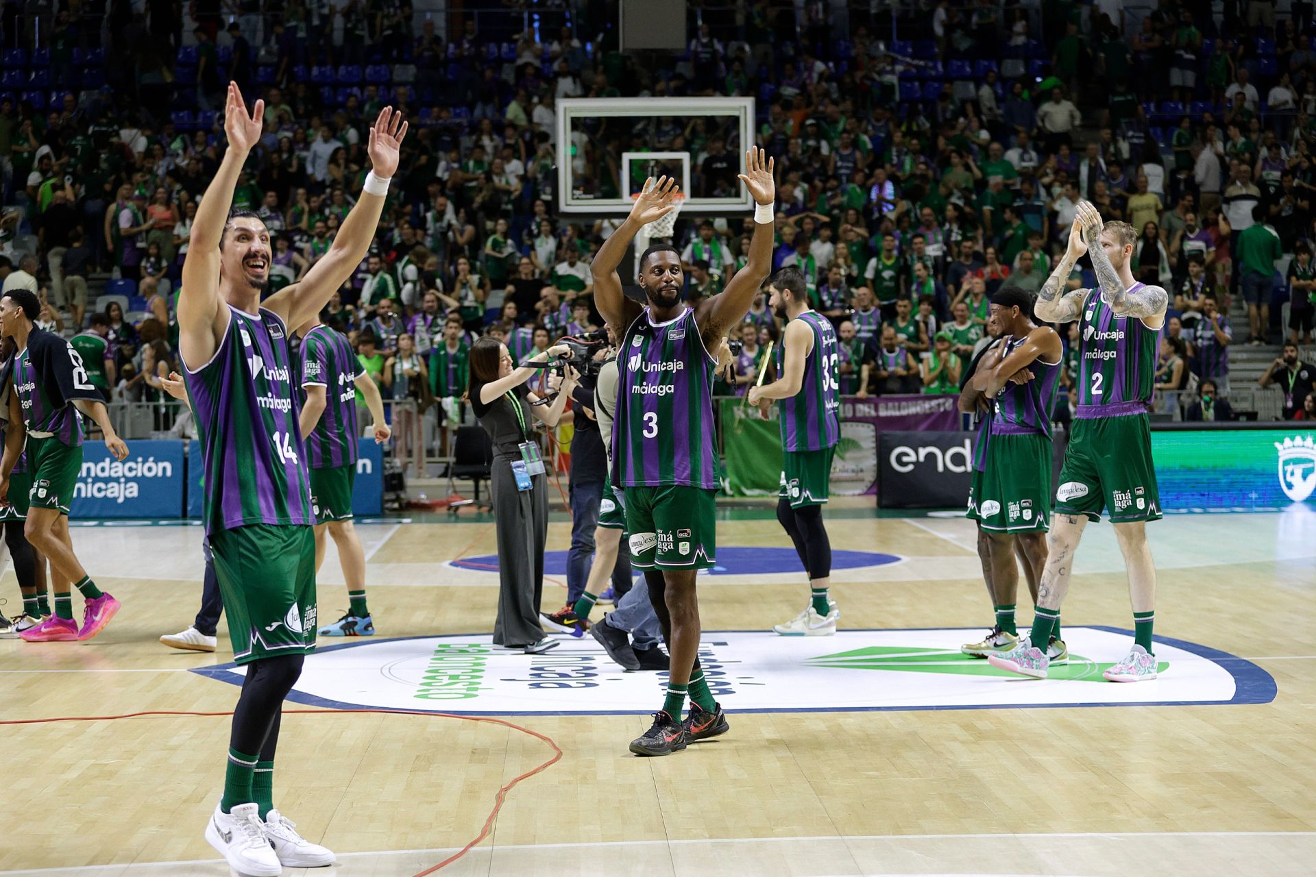 Las mejores imágenes del Unicaja-Hiopos Lleida