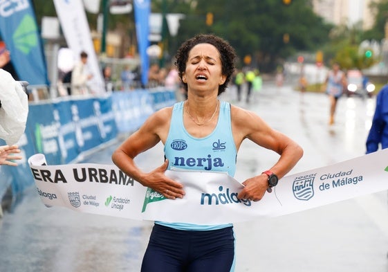 Nazha Machrouh estableció un nuevo récord femenino en la Carrera Urbana Ciudad de Málaga