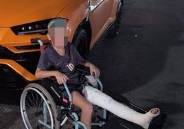 Roban una silla de ruedas a un niño en Málaga